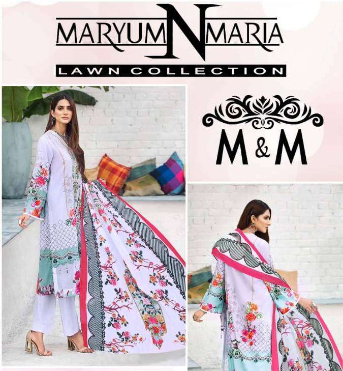 MARYUM N MARIA LAWN COLLECTION KARACHI COTTON 